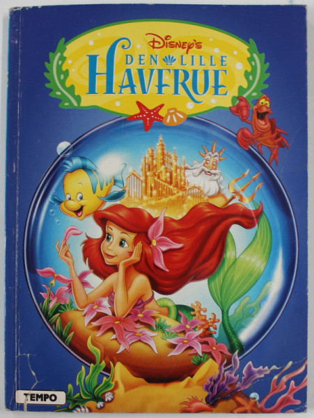 DISNEY 'S DEN LILLE HAVFRUE ( MICA SIRENA ) , TEXT IN LIMBA  NORVEGIANA , 2000, COPERTA CU MIC DEFECT