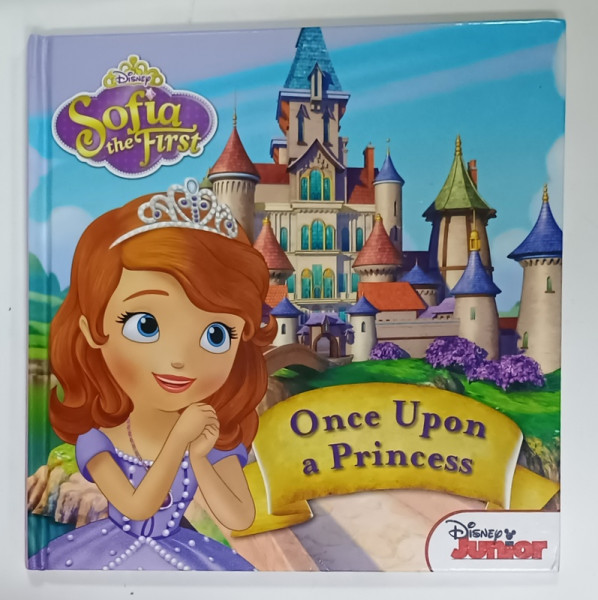 DISNEY , SOFIA THE FIRST ,  ONCE UPON A PRINCESS  , 2014, DOUA PAGINI DESENATE CU MARKERUL *