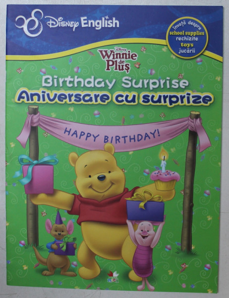 DISNEY WINNIE DE PLUS - BIRTHDAY SURPRISE / ANIVERSARE CU SURPRIZE , 2012