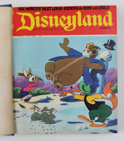 DISNEYLAND MAGAZINE , REVISTA PENTRU COPII , BENZI DESENATE , COLEGAT DE 26 NUMERE , 1975