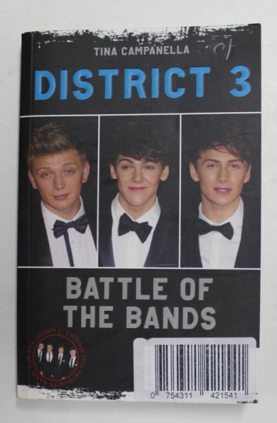 DISTRICT 3 - UNION J by TINA CAMPANELLA , BATTLE OF THE BANDS , 2013, TIPARITA FATA - VERSO *