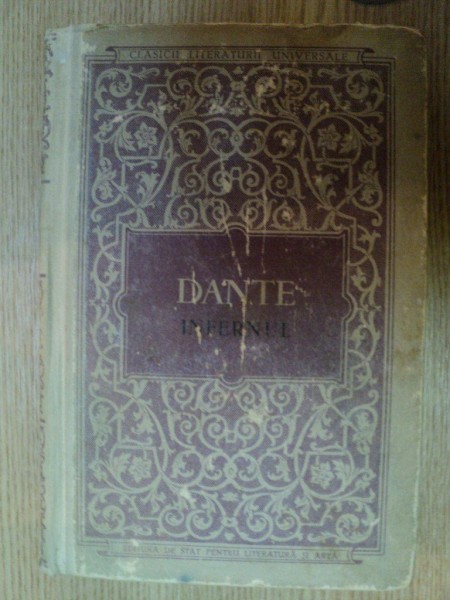DIVINA COMEDIE de DANTE ALIGHIERI , Bucuresti 1954