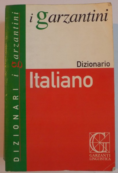 DIZIONARIO ITALIANO, GARZANTI I GARZANTINI ITALIANO, 2002