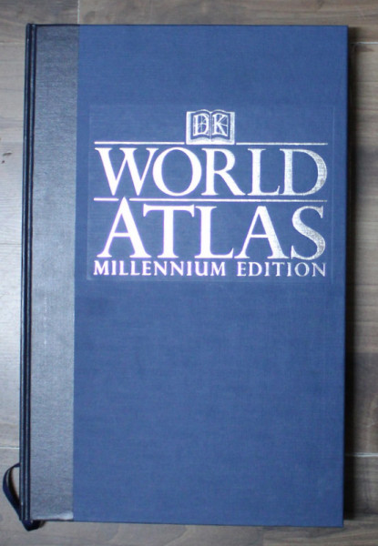 DK , WORLD ATLAS , MILLENIUM EDITION , 1999 *29 x 45 CM.