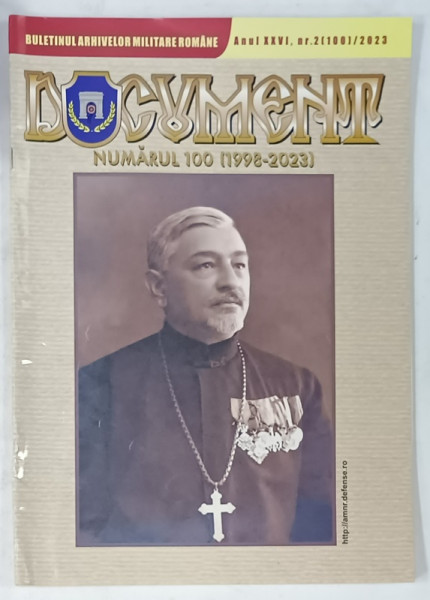 DOCUMENT , BULETINUL ARHIVELOR MILITARE ROMANE , NR. 2 / 2023