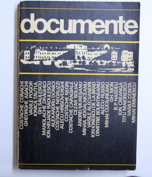 DOCUMENTE , COSTACHE CONACHI ...MIHAI EMINESCU , editie de GH. UNGUREANU ..VIRGINIA ISAC , 1973