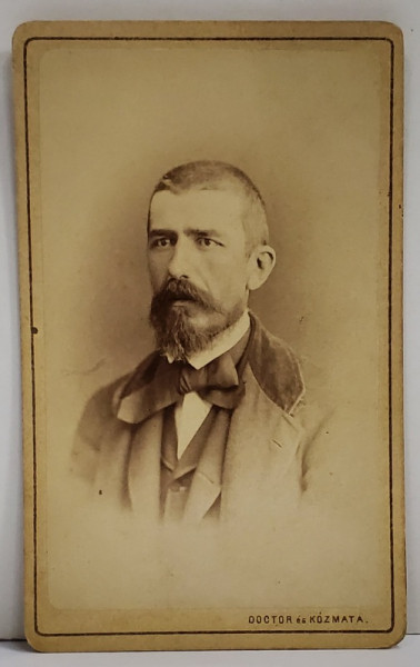 DOKTOR es KOZMATA , PESTEN , DOMN CU LAVALIERA , FOTOGRAFIE C.D.V. , SFARSITUL SEC. XIX