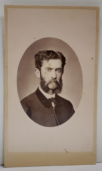 DOMN CU FAVORITI , FOTOGRAFIE C.D.V. , IN MEDALION , SFARSITUL SEC. XIX