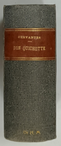 DON QUICHOTTE par CERVANTES , 4 VOLUME COLEGAT , 1910 , FORMAT MIC , LEGATURA CARTONATA