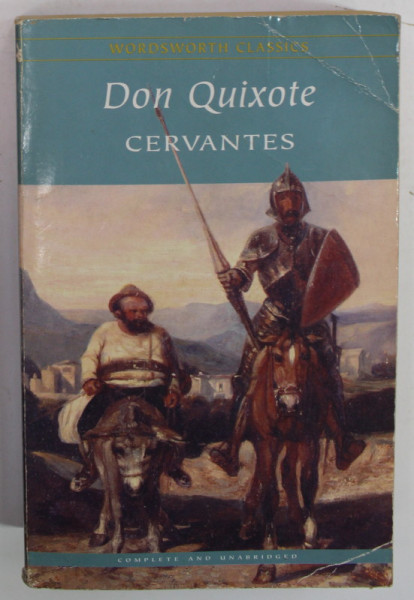 DON QUIXOTE by CERVANTES , 1993 , PREZINTA URME DE UZURA