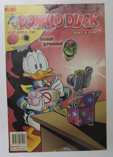 DONALD DUCK , REVISTA , NR. 21  - 15 - 30 NOIEMBRIE , 2008