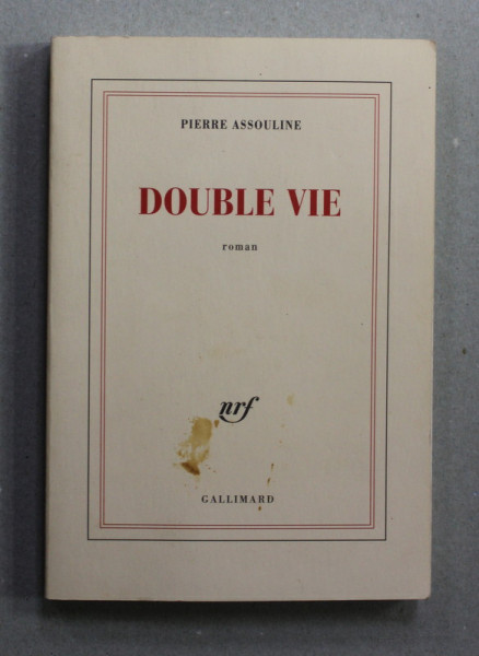DOUBLE VIE , roman par PIERRE ASSOULINE , 2001