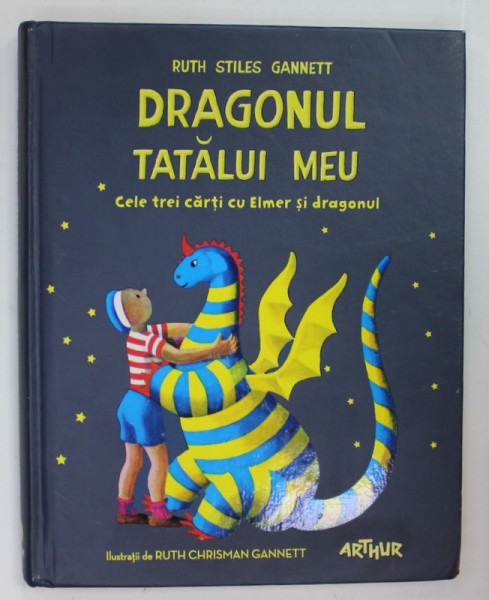 DRAGONUL TATALUI  MEU , CELE TREI CARTI CU ELMERI SI DRAGONUL de RUTH STILE GANNETT , ilustratii de RUTH CHRISMAN GANNETT , 2014