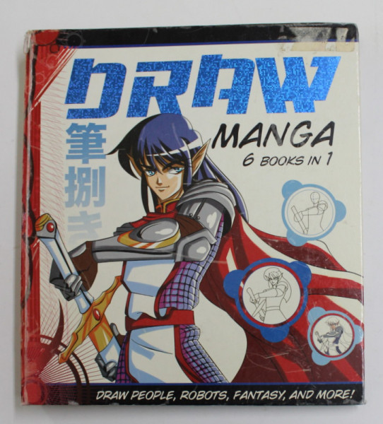 DRAW MANGA , 6 BOOKS IN 1 , 2009
