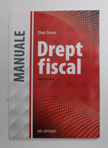 DREPT FISCAL de DAN SOVA , 2015