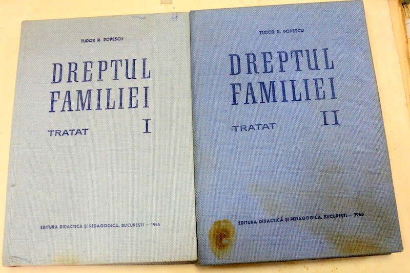 DREPTUL FAMILIEI TRATAT 2 VOLUME-PROF.UNIV.TUDOR R.POPESCU