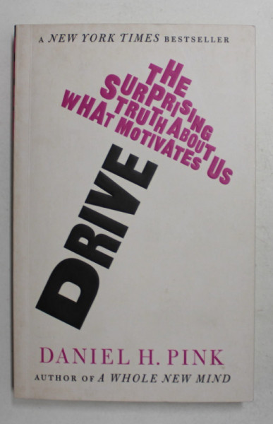 DRIVE - THE SURPRISING TRUTH ABOUT WHAT MOTIVATES US by DANIEL H. PINK , 2010