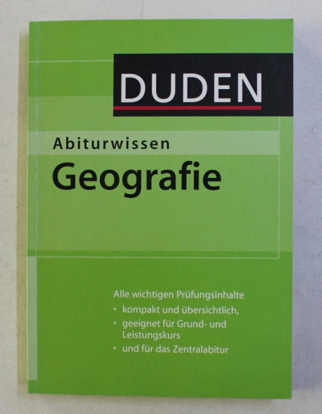 DUDEN - ABITURWISSEN GEOGRAFIE , 2007