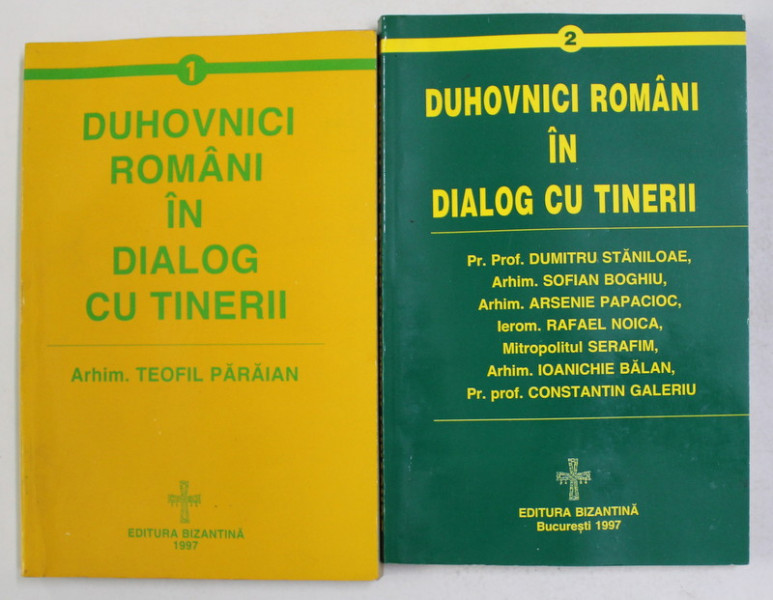 DUHOVNICI ROMANI IN DIALOG CU TINERII , VOLUMELE I - II , 1977