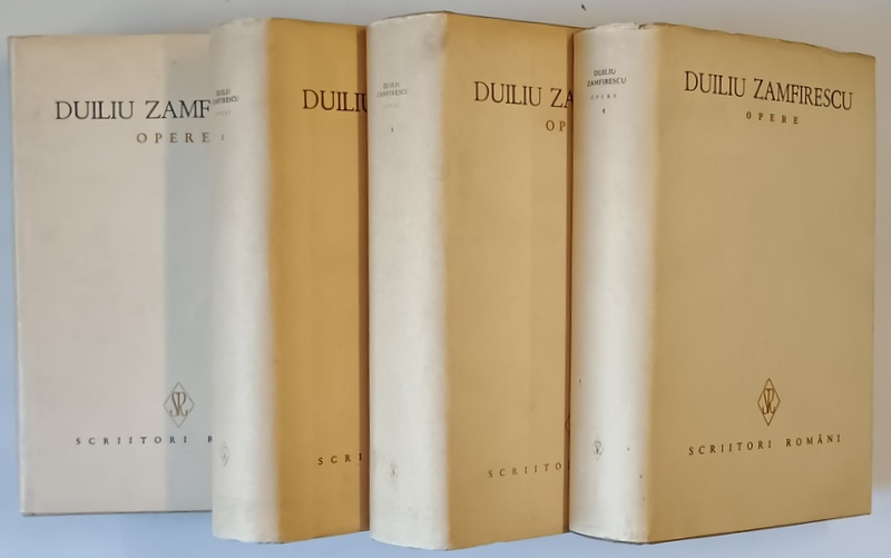 DUILIU ZAMFIRESCU , OPERE , VOLUMELE I - III , 1970 - 1974