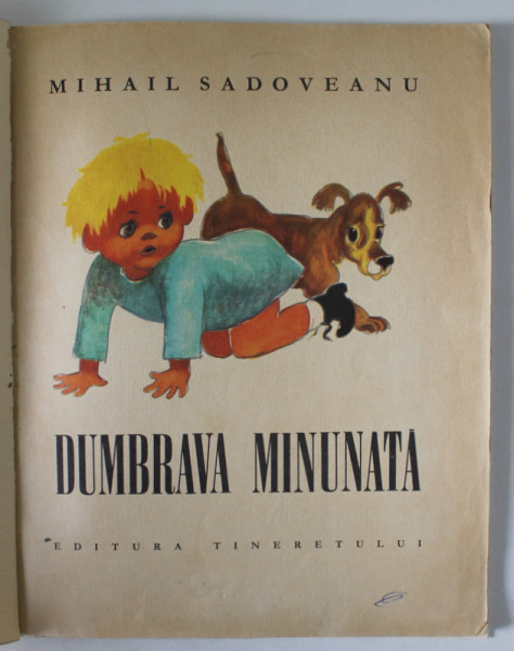 DUMBRAVA MINUNATA de MIHAIL SADOVEANU , ilustratii de COCA CRETOIU , 1967 , COPERTE REFACUTE *