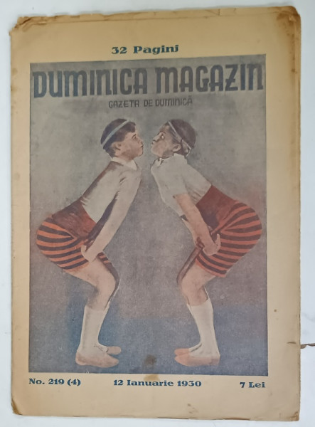 DUMINICA MAGAZIN , GAZETA DE DUMINICA , NR. 4 , 12 IANUARIE , 1930