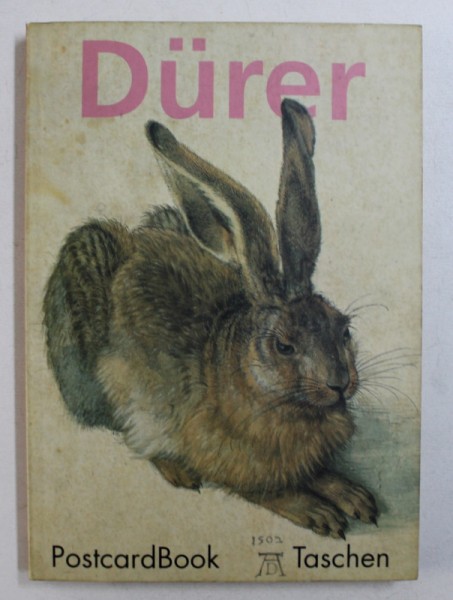 DURER - POSTCARDBOOK , ALBUM CU CARTI POSTALE DETASABILE CU REPRODUCERI DUPA LUCRARILE LUI ALBRECHT DURER , 1993