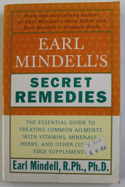 EARL MINDELL 'S SECRET REMEDIES by  EARL MINDELL , 1997