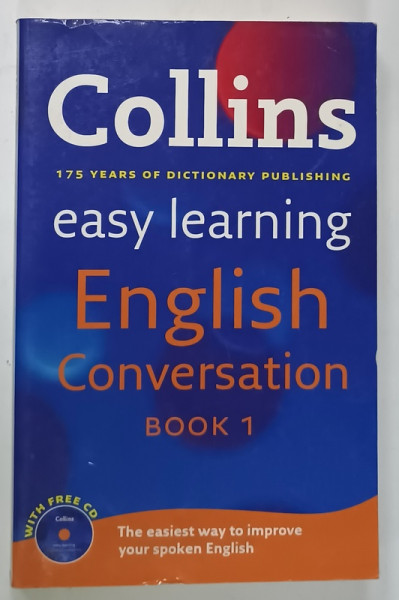 EASY LEARNING ENGLISH CONVERSATION , BOOK 1 , 2011, LIPSA CD *