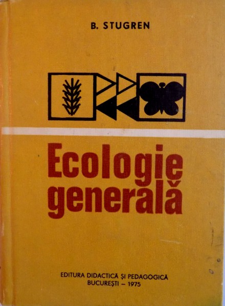 ECOLOGIE GENERALA de B. STRUGEN, 1975