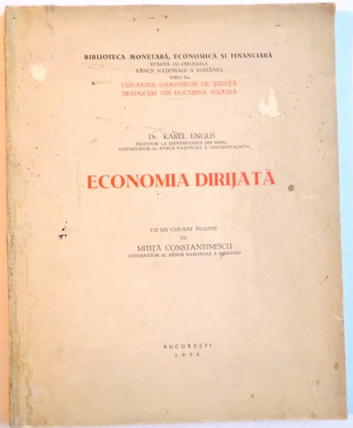 ECONOMIA DIRIJATA , 1938