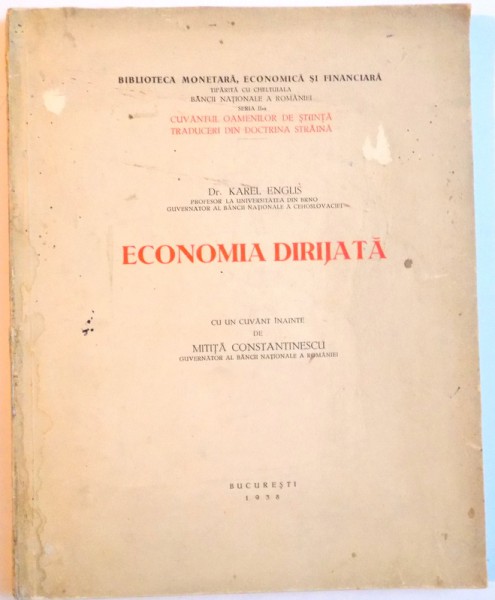 ECONOMIA DIRIJATA , 1938