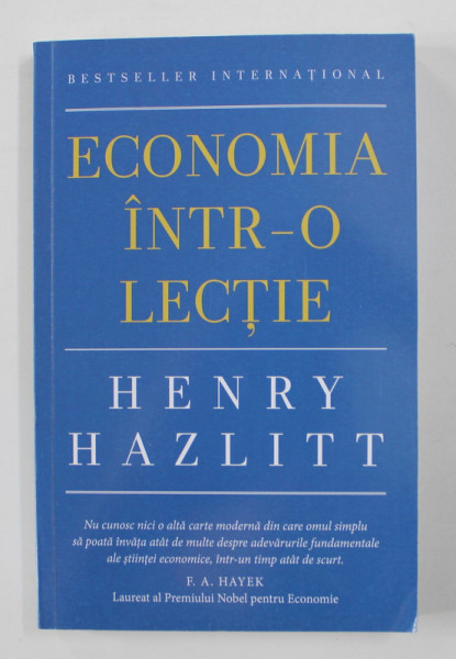 ECONOMIA INTR- O LECTIE de HENRY HAZLITT , 2021