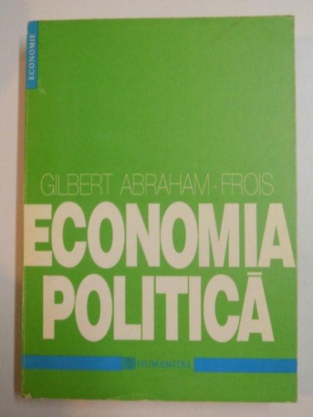 ECONOMIA POLITICA de GILBERT ABRAHAM - FROIS , 1994