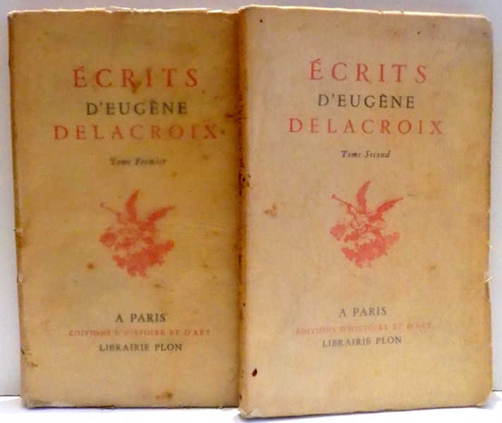 ECRITS D' EUGENE DELACROIX , TOME I - II , 1942