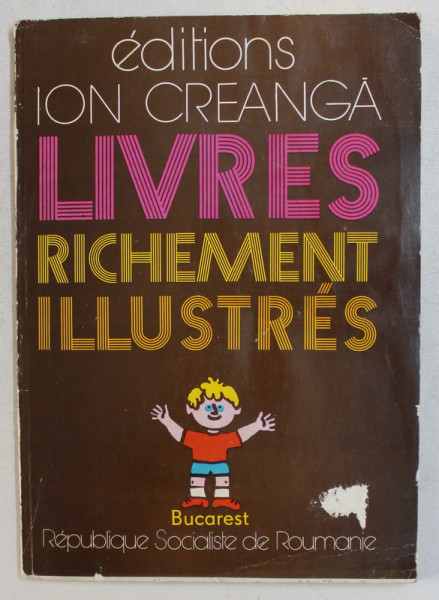 EDITIONS ION CREANGA  - LIVRES RICHEMENT ILLUSTRES  - AUTRES SERIES ET COLLECTIONS SELECTION , 1978 , PREZINTA HALOURI DE APA *