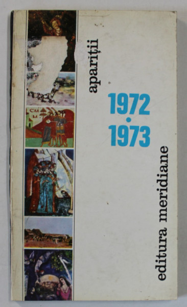 EDITURA MERIDIANE , CATALOG ,  APARITII 1972  - 1973