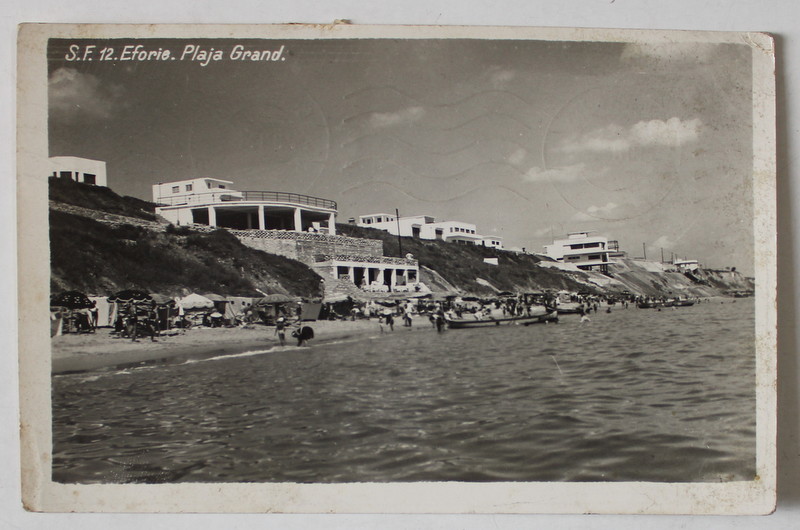 EFORIE NORD , PLAJA GRAND , CARTE POSTALA , 1936