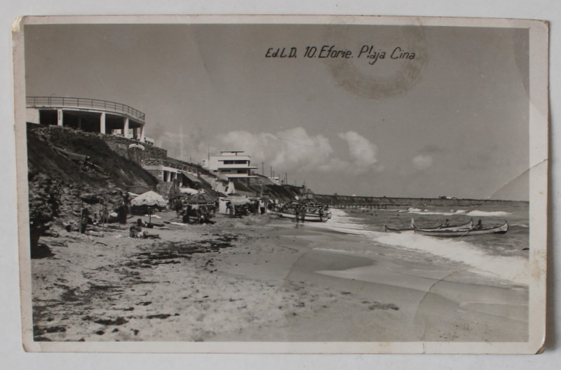 EFORIE , PLAJA CINA , CARTE POSTALA , 1936