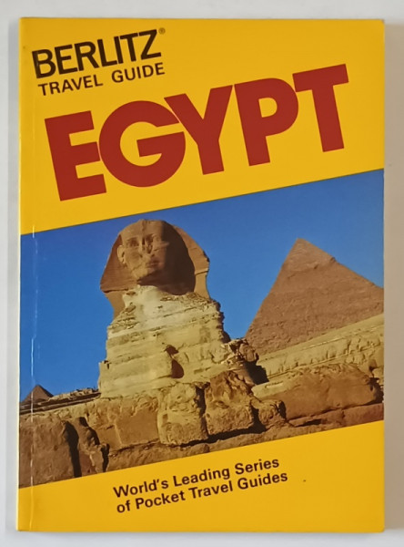 EGYPT , BERLITZ TRAVEL GUIDE , 1989-1990
