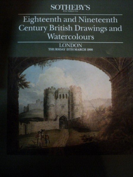EIGHTEENTH AND NINETEENTH CENTURY BRITISH DRAWINGS AND WATERCOLOURS  1990