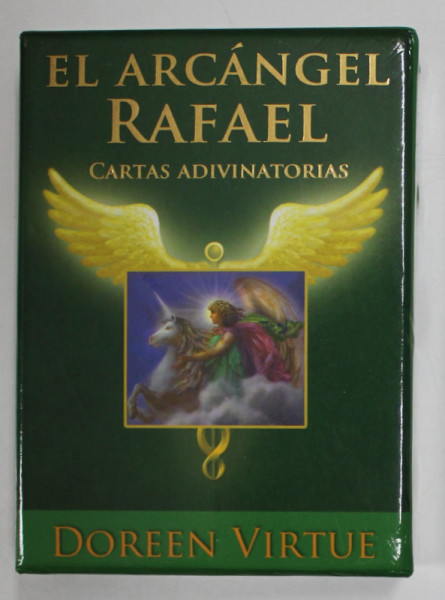 EL ARCANGEL RAFAEL , CARTAS DIVINATORIAS de DOREEN VIRTUE , 44 CARDS ET GUIDEBOOK , 2019