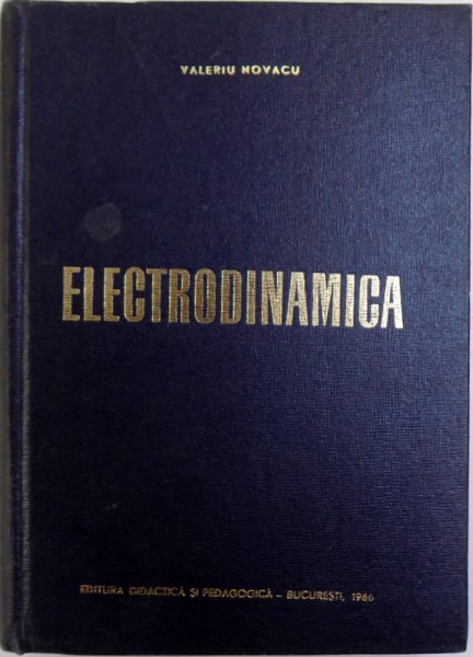 ELECTRODINAMICA de VALERIU NOVACU , 1966