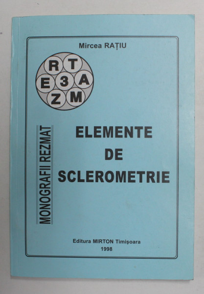 ELEMENTE DE SCLEROMETRIE de MIRCEA RATIU , 1998