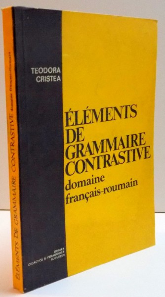 ELEMENTS DE GRAMMAIRE CONTRASTIVE , 1977