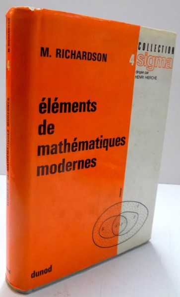 ELEMENTS DE MATHEMATIQUES MODERNES , 1968