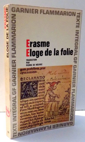 ELOGE DE LA FOLIE par ERASME , 1964