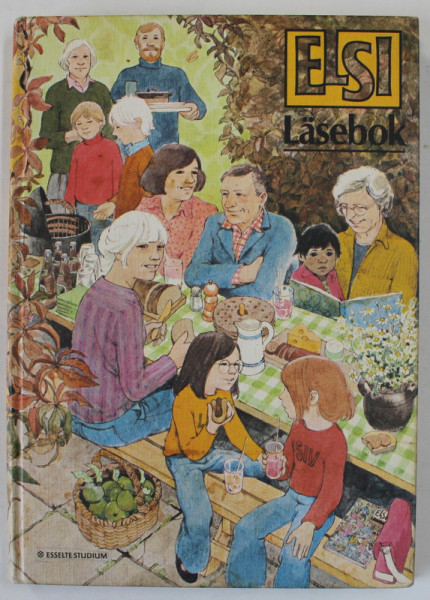 ELSI LASEBOK , CARTE DE CITIRE IN LIMBA SUEDEZA , 1977, PREZINTA MICI DESENE SI URME DE UZURA