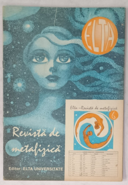 ELTA , REVISTA DE METAFIZICA , NR. 6 , 1993