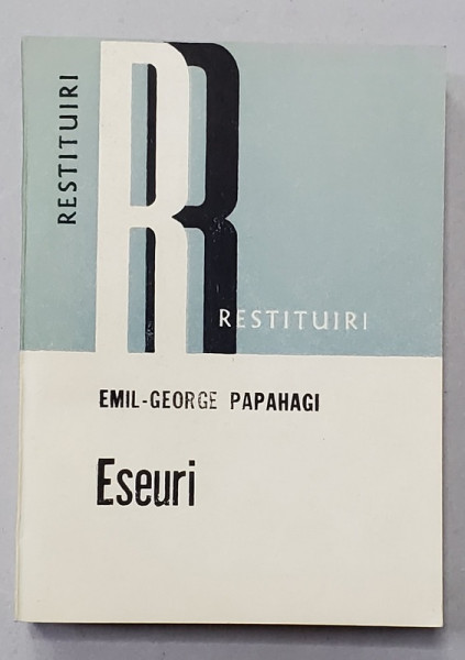 EMIL - GEORGE PAPAHAGI - ESEURI , 1985